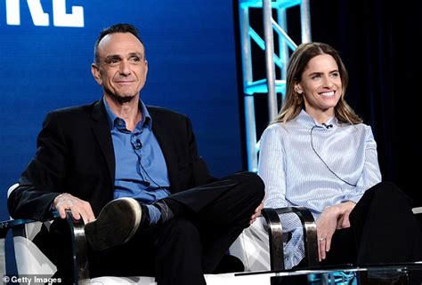 Amanda Peet And Hank Azaria Are All Smiles While Promoting Brockmire Daily Mail Online
