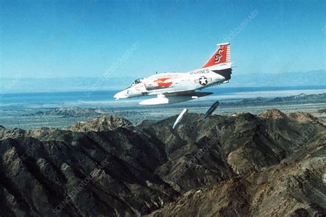A 4m Skyhawk Dropping Napalm Stock Image C0230549 Science Photo