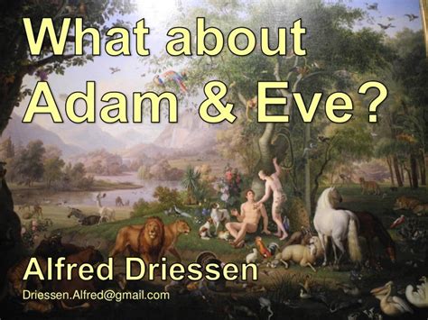 What About Adam And Eve