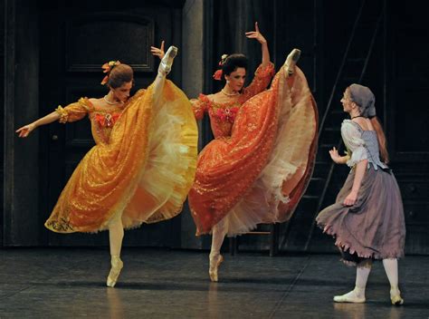 The English National Ballets Cinderella With Adela Ramirez And Sarah Mcllroy As The