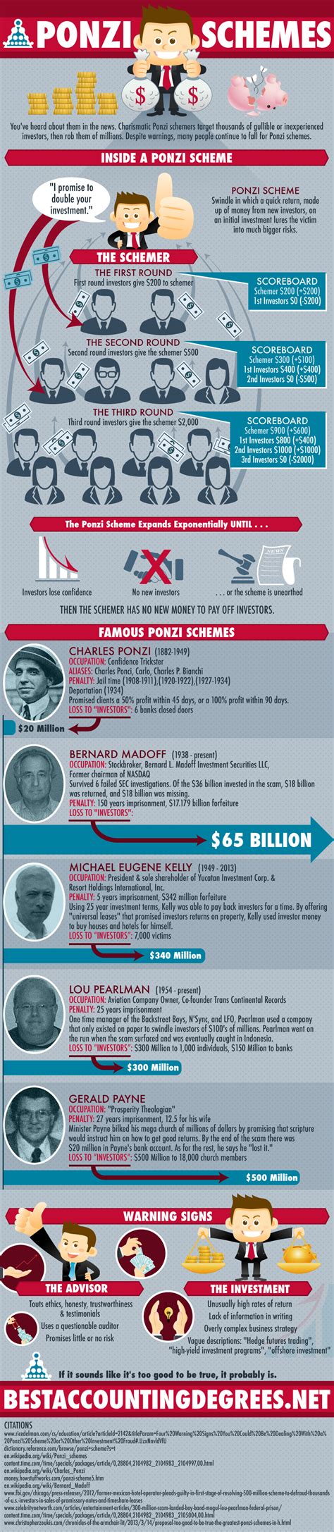 The Low Down On Ponzi Schemes Infographic Foreclosure Fraud