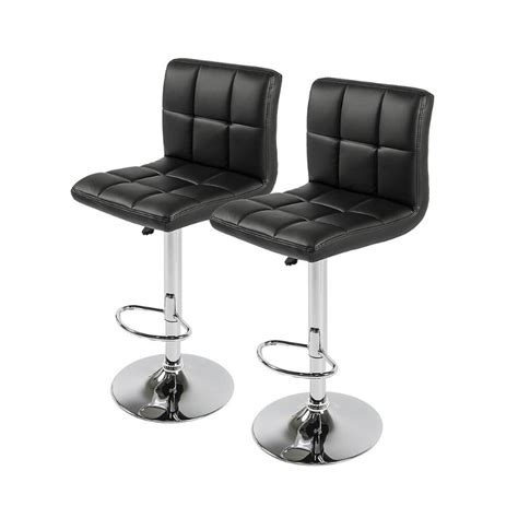 Hexagrid PU Height Adjustable Bar Stool (Set of 2) > Office Chairs Canada