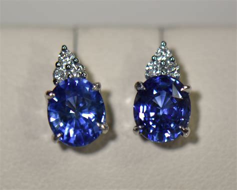 Discover Sapphire Diamond Stud Earrings Seven Edu Vn