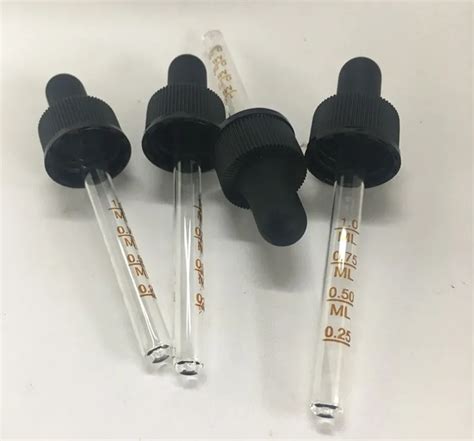 1oz 20 410 Black Cap And Glass Dropperblunt Tip Buy Glass Pipette