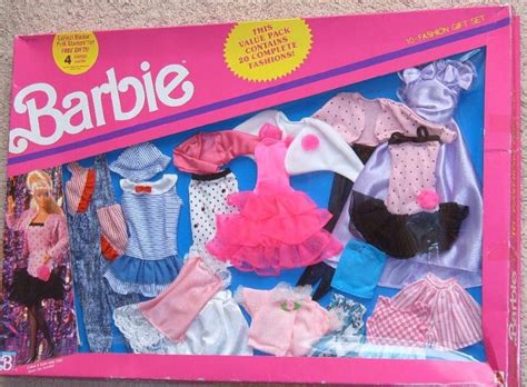 barbie 1990s fashion pack pink box barbie barbie fashion barbie 90s