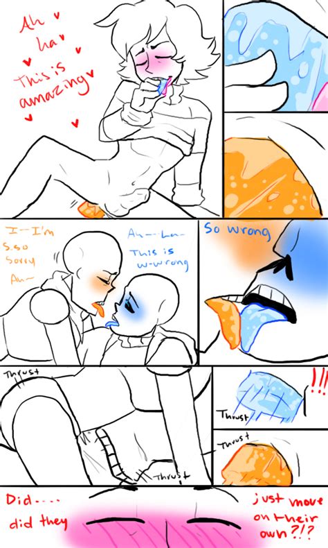 Rule 34 Anal Anal Sex Blowjob Comic Page Detachable Penis Frisk Licking Male Male Only