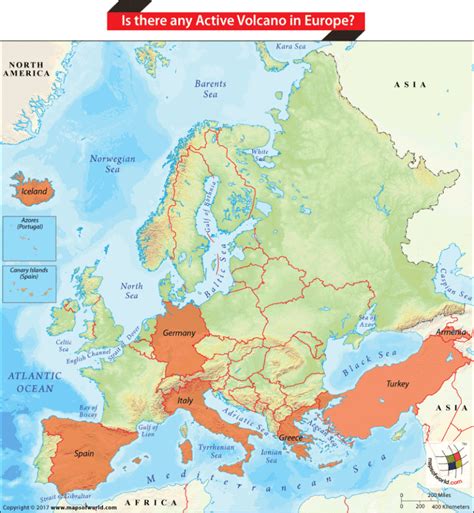 There Are Several Active Volcanoes In Europe Answers