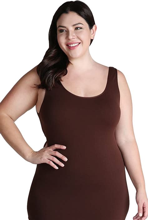 Nikibiki Women Seamless Premium Classic Tank Top Made In Usa Plus