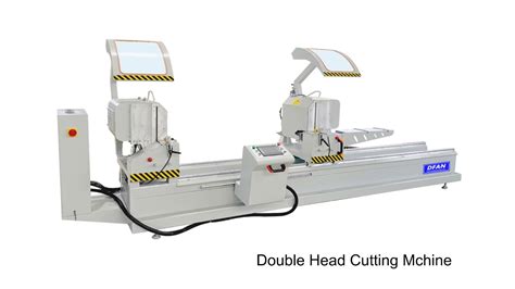 Cnc Double Head Cutting Machine For Aluminum Profile Cutting Saw Youtube