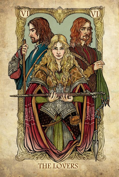 Afin de contrecarrer les gobelins une fois pour toutes, un soldat nommé nagi reçoit l'ordre de les tuer. The Lord of the Rings tarot deck