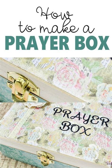 What is a Prayer Box? How to Make Your Own | Prayer box, Prayers