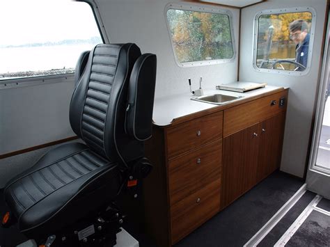 A cuddy cabin stretches 18′′ to 25′′ and is a bit small, overnight and fishing boat for family recreations. 30' Cuddy Cabin Aluminum Boat by Silver Streak Boats