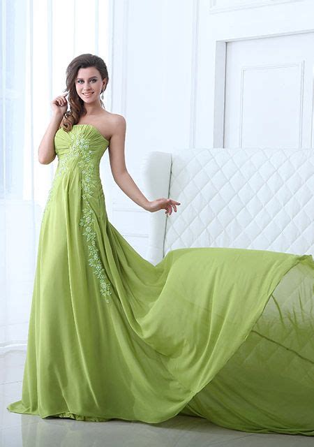 Lime Green Prom Dresses 2022neon Green Prom Dresses With Embroidery