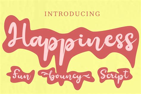 Happiness Font By Dilbadil · Creative Fabrica