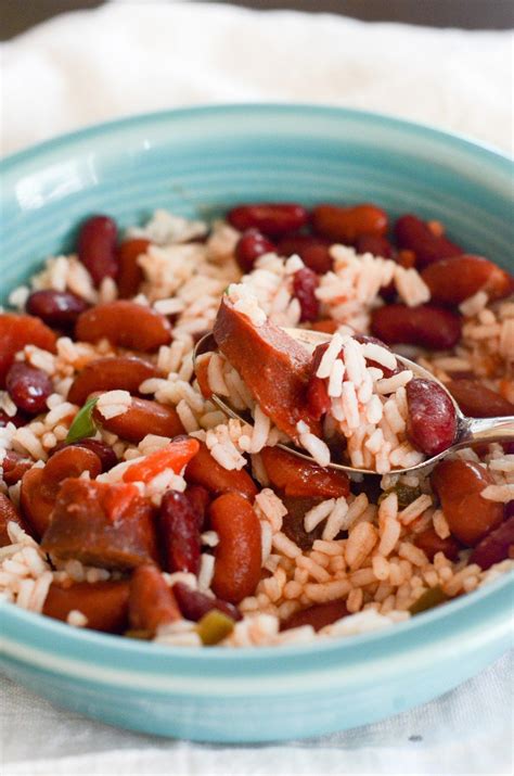 This Easy Slow Cooker Recipe For Red Beans And Rice With Sausage Is A