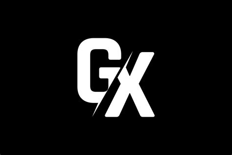 Monogram Gx Logo Design Gráfico Por Greenlines Studios · Creative Fabrica