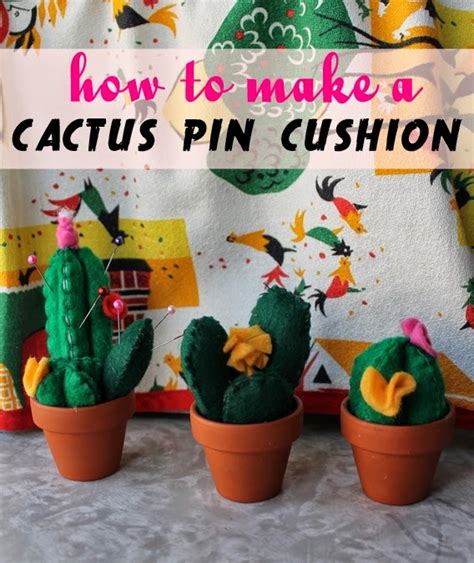 Grafting is placing one plant onto another so the inserted plant grows off of the other. Tutorial: Make a Felt Cactus Pin Cushion / Va-Voom Vintage ...