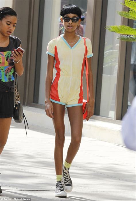 I promised her not to and we haven't spoke about it. Willow Smith, 12, acts her age in cute yellow and orange ...