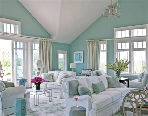 Pretty Beach House Bungalow Coastal Living Rooms Home Living Room