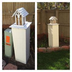 All outdoor electrical fittings and device boxes must be rated for outdoor use, installed with supplied gaskets and appropriate entrance fittings. Utility box birdhouse slipcover: disguise an unsightly ...