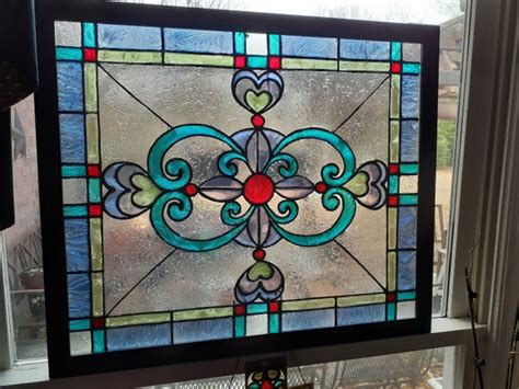 Faux Stained Glass Panels For Windows Glass Designs
