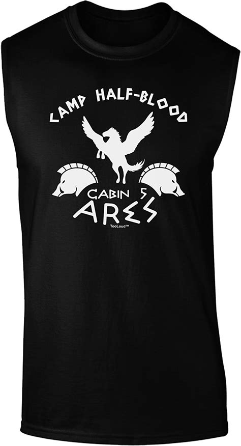 Tooloud Camp Half Blood Cabin 5 Ares Mens String Tank Top