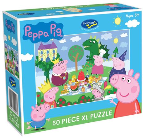 Holdson Puzzle Peppa Pig 50pc Xl The Fairytale Picnic Holdson