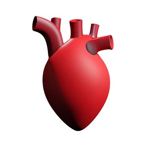 Human Real Heart 3d Rendering Icon Illustration 29169722 Png