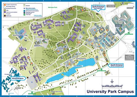 University Of Nottingham Park Campus Map Gi Perspective