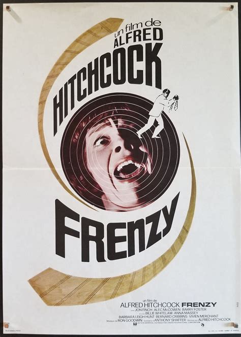 Frenzy An Original Vintage French Movie Poster For Alfred Etsy Film