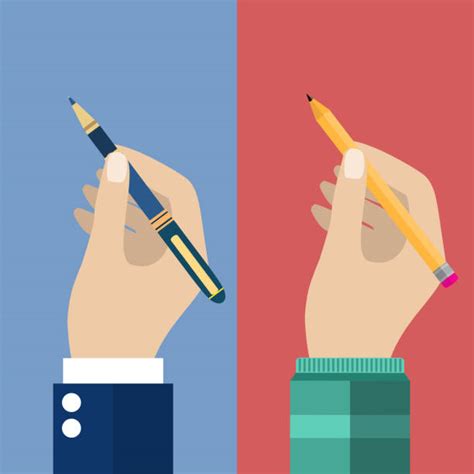 Royalty Free Hand Holding Pen Clip Art Vector Images And Illustrations