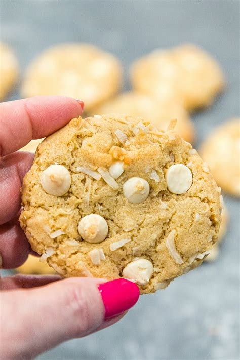 Chewy White Chocolate Coconut Cookies Must Love Home