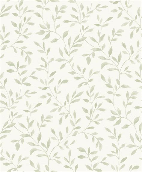 Matte or glossy photo paper 6x4 inches. Grandeco Nerine Sage green Leaf Embossed Wallpaper ...