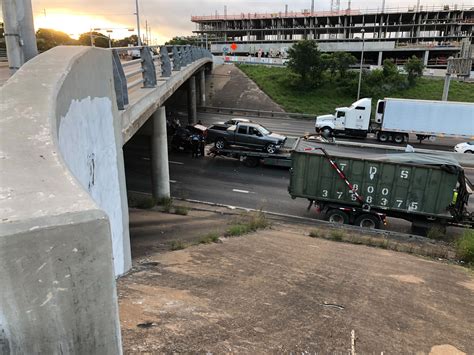 I-35 reopens at 12th street after crash involving two trucks cleared