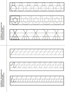 Klasse und neben jedem buchstaben befindet sich ein bild zum ausmalen. Arbeitsheft: Schwungübungen in Lineatur - Zaubereinmaleins ...