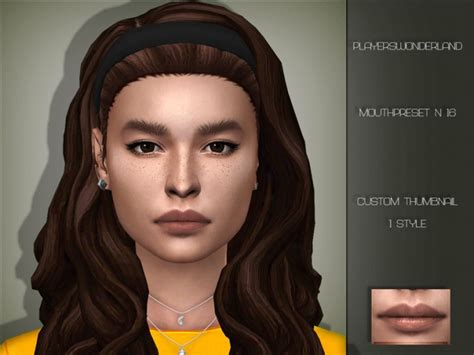 Mouthpreset N16 By Playerswonderland At Tsr Sims 4 Updates