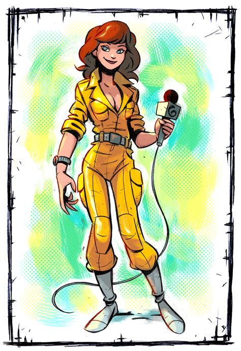 April O'Neil color by stalnososkoviy on DeviantArt