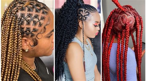 30 Goddess Braids Hairstyles Compilation😍😍😍 2021 Badass Trends Youtube