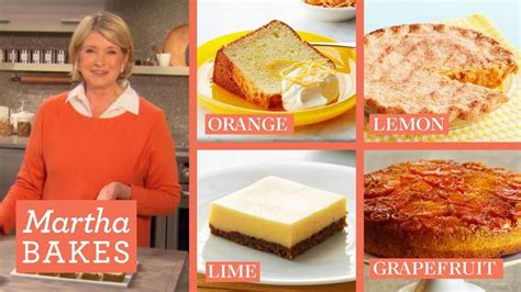 Martha Stewart Makes 4 Citrus Dessert Recipes Martha Bake S4e1