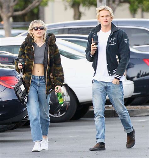 Miley Cyrus With Boyfriend Cody Simpson Out In Toluca Lake 15 Gotceleb