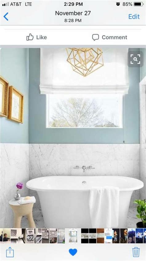 Diy bathtub bathtub tile painting bathtub bath tub how to paint bathtub painting tiles bathtub shower blue bathtub concrete bathtub. Paint: "Rain", white Roman shade | White roman shades ...