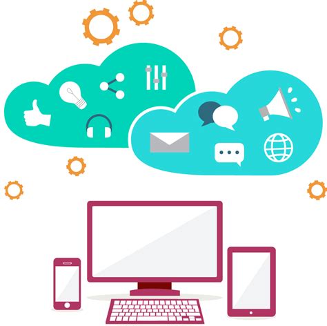 Download Computer Computing Capabilities Creative Vector Internet Cloud