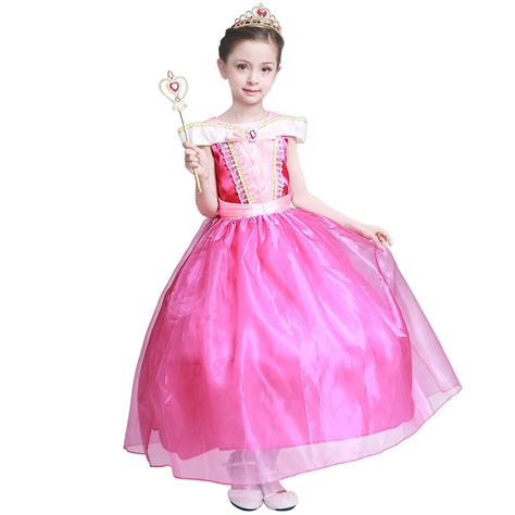 Buy Princess Dress Girls Sleeping Beauty Party Fancy Costume Online At