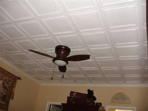 Styrofoam is for cups and takeout containers, not for the ceiling you live your life under. White Styrofoam Ceiling Tiles - by Decorative Ceiling ...