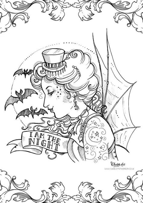 Gothic Adult Coloring Pages At Free Printable