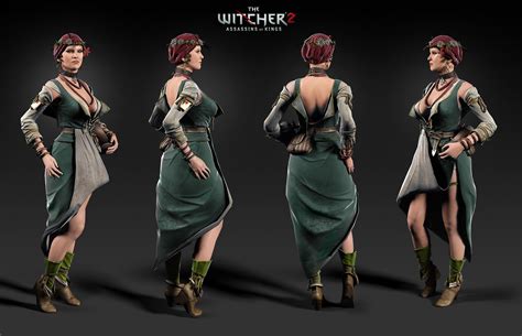 Witcher Assasins Of Kings Models Witcher The Witcher Character Art