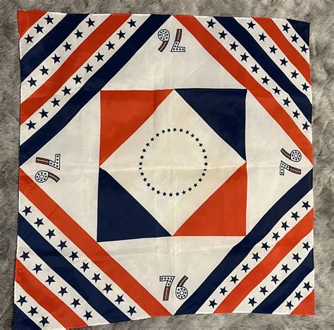 Vintage Bicentennial 1776 Red White And Blue Stars And Gem