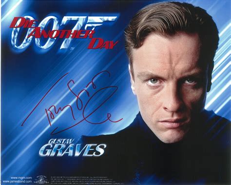 Toby Stephens Gustav Graves 007 Die Another Day Bond Genuine Signed