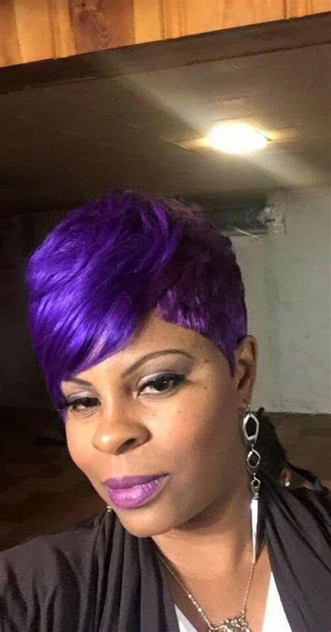 Love Purple Short Weave Hairstyles 27 Piece Hairstyles Quick Weave