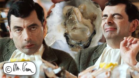 Bean Eating Oysters For Xmas Christmas Bean Mr Bean S Holiday Mr